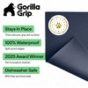 image:imageGORILLA GRIP Dog Food Mat 100 Waterproof Silicone 185x115 GrayNavy