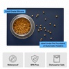 image:imageGORILLA GRIP Dog Food Mat 100 Waterproof Silicone 185x115 GrayNavy