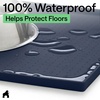 image:imageGORILLA GRIP Dog Food Mat 100 Waterproof Silicone 185x115 GrayNavy