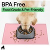 image:imageGORILLA GRIP Dog Food Mat 100 Waterproof Silicone 185x115 GrayPink