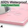 image:imageGORILLA GRIP Dog Food Mat 100 Waterproof Silicone 185x115 GrayPink
