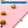 image:imageGORILLA GRIP Dog Food Mat 100 Waterproof Silicone 185x115 GrayPink