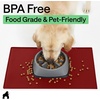 image:imageGORILLA GRIP Dog Food Mat 100 Waterproof Silicone 185x115 GrayRed