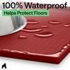 image:imageGORILLA GRIP Dog Food Mat 100 Waterproof Silicone 185x115 GrayRed