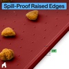 image:imageGORILLA GRIP Dog Food Mat 100 Waterproof Silicone 185x115 GrayRed
