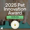 image:imageGORILLA GRIP Dog Food Mat 100 Waterproof Silicone 185x115 GrayTurquoise