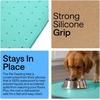 image:imageGORILLA GRIP Dog Food Mat 100 Waterproof Silicone 185x115 GrayTurquoise