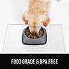 image:imageGORILLA GRIP Dog Food Mat 100 Waterproof Silicone 185x115 GrayWhite