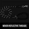 image:imageGORILLA GRIP Dog Leash Heavy Duty Reflective Rope for 33lb Dogs BlackBlack