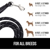 image:imageGORILLA GRIP Dog Leash Heavy Duty Reflective Rope for 33lb Dogs BlackBlack