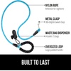 image:imageGORILLA GRIP Dog Leash Heavy Duty Reflective Rope for 33lb Dogs BlackBlue
