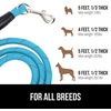 image:imageGORILLA GRIP Dog Leash Heavy Duty Reflective Rope for 33lb Dogs BlackBlue