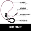 image:imageGORILLA GRIP Dog Leash Heavy Duty Reflective Rope for 33lb Dogs BlackPink
