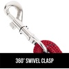 image:imageGORILLA GRIP Dog Leash Heavy Duty Reflective Rope for 33lb Dogs BlackRed