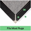 image:imageGORILLA GRIP Extra Long Rug Grippers for Hardwood Floor 8 Pack BlackRectangular