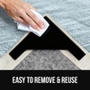 image:imageGORILLA GRIP Extra Long Rug Grippers for Hardwood Floor 8 Pack BlackTriangular