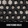 image:imageGORILLA GRIP Honeycomb Cat Litter Box Mat Soft on Paws 24x15 GrayBlack