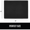 image:imageGORILLA GRIP Honeycomb Cat Litter Box Mat Soft on Paws 24x15 GrayBlack