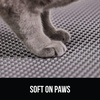 image:imageGORILLA GRIP Honeycomb Cat Litter Box Mat Soft on Paws 24x15 GrayGray