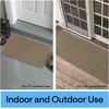 image:imageGORILLA GRIP HydroABSORB Door Mat for Indoor Outdoor Use 29x17 BlackBeige