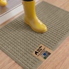 image:imageGORILLA GRIP HydroABSORB Door Mat for Indoor Outdoor Use 29x17 BlackBeige