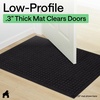 image:imageGORILLA GRIP HydroABSORB Door Mat for Indoor Outdoor Use 29x17 BlackBlack