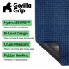 image:imageGORILLA GRIP HydroABSORB Door Mat for Indoor Outdoor Use 29x17 BlackBlue