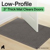 image:imageGORILLA GRIP HydroABSORB Door Mat for Indoor Outdoor Use 29x17 BlackCharcoal