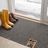 image:imageGORILLA GRIP HydroABSORB Door Mat for Indoor Outdoor Use 29x17 BlackCharcoal
