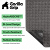 image:imageGORILLA GRIP HydroABSORB Door Mat for Indoor Outdoor Use 29x17 BlackCharcoal