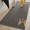 image:imageGORILLA GRIP HydroABSORB Door Mat for Indoor Outdoor Use 29x17 BlackCharcoal
