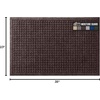 image:imageGORILLA GRIP HydroABSORB Door Mat for Indoor Outdoor Use 29x17 BlackCoffee