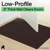 image:imageGORILLA GRIP HydroABSORB Door Mat for Indoor Outdoor Use 29x17 BlackCoffee