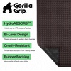 image:imageGORILLA GRIP HydroABSORB Door Mat for Indoor Outdoor Use 29x17 BlackCoffee