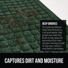 image:imageGORILLA GRIP HydroABSORB Door Mat for Indoor Outdoor Use 29x17 BlackGreen