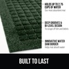 image:imageGORILLA GRIP HydroABSORB Door Mat for Indoor Outdoor Use 29x17 BlackGreen