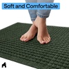 image:imageGORILLA GRIP HydroABSORB Door Mat for Indoor Outdoor Use 29x17 BlackGreen