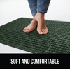 image:imageGORILLA GRIP HydroABSORB Door Mat for Indoor Outdoor Use 29x17 BlackGreen