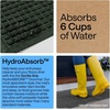 image:imageGORILLA GRIP HydroABSORB Door Mat for Indoor Outdoor Use 29x17 BlackGreen