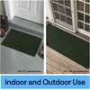 image:imageGORILLA GRIP HydroABSORB Door Mat for Indoor Outdoor Use 29x17 BlackGreen