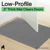 image:imageGORILLA GRIP HydroABSORB Door Mat for Indoor Outdoor Use 29x17 BlackGrey