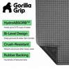 image:imageGORILLA GRIP HydroABSORB Door Mat for Indoor Outdoor Use 29x17 BlackGrey