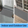 image:imageGORILLA GRIP HydroABSORB Door Mat for Indoor Outdoor Use 29x17 BlackGrey