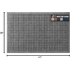 image:imageGORILLA GRIP HydroABSORB Door Mat for Indoor Outdoor Use 29x17 BlackGrey
