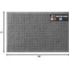 image:imageGORILLA GRIP HydroABSORB Door Mat for Indoor Outdoor Use 29x17 BlackGrey