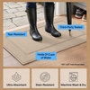 image:imageGORILLA GRIP Indoor Door Mat Rubber Backing Entry Rug 29x17 GrayBeige