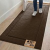 image:imageGORILLA GRIP Indoor Door Mat Rubber Backing Entry Rug 29x17 GrayBrown