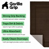 image:imageGORILLA GRIP Indoor Door Mat Rubber Backing Entry Rug 29x17 GrayBrown