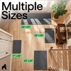 image:imageGORILLA GRIP Indoor Door Mat Rubber Backing Entry Rug 29x17 GrayDark Gray