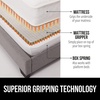 image:imageGORILLA GRIP Non Slip Mattress Gripper Slide Stopper 54 x 72 Queen2